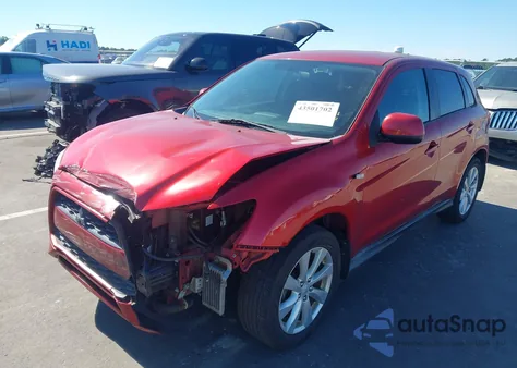 2014 Mitsubishi Outlander Sport Es z USA, uszkodzony, nr VIN 4A4AP3AU7EE010949